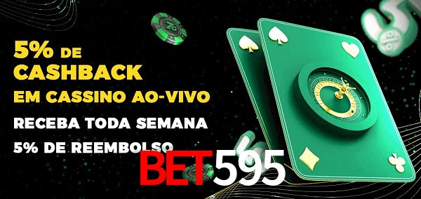 Promoções do cassino ao Vivo Bet595